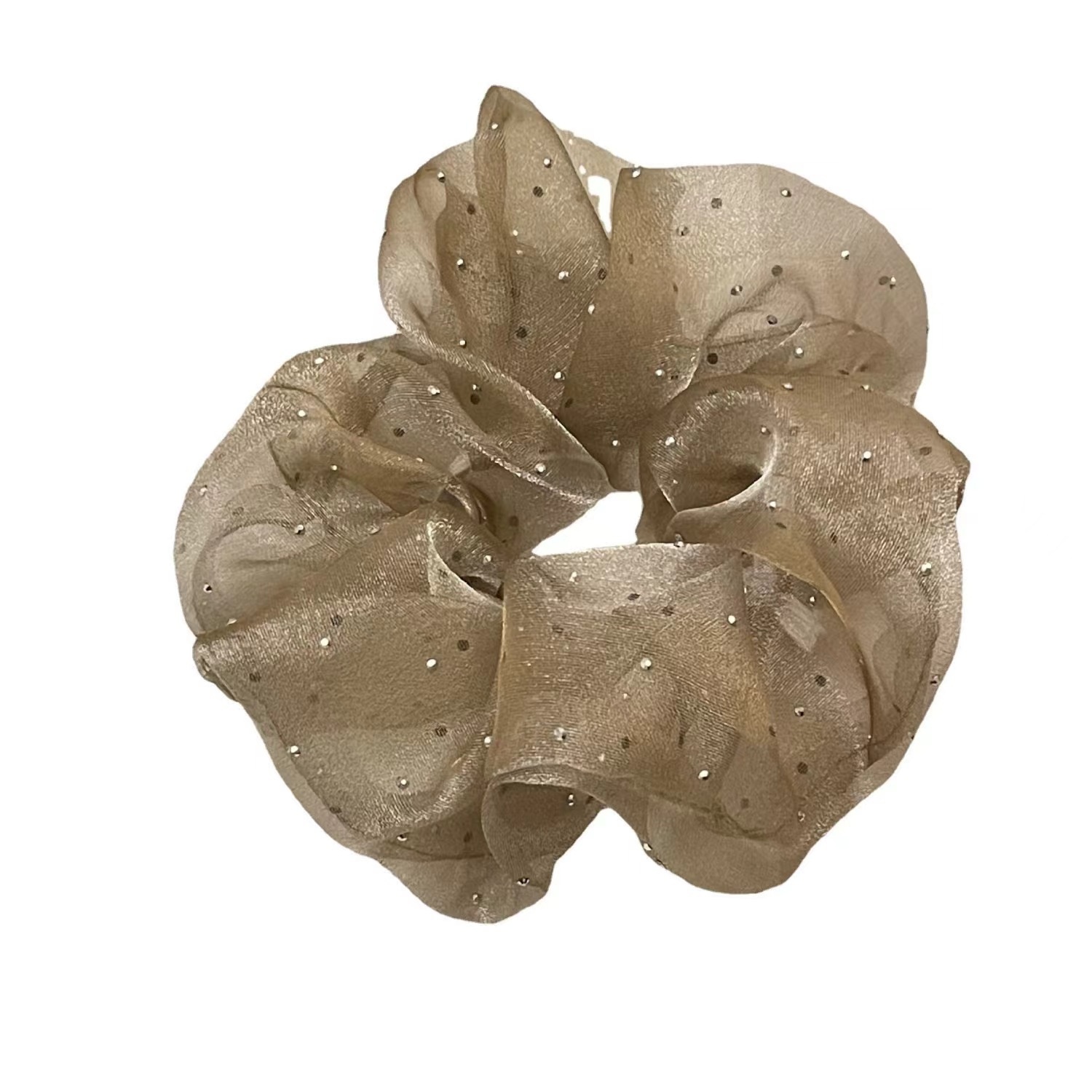 Women's Simple Classic Gauze Hair Tie For Daily Wear Solid Color