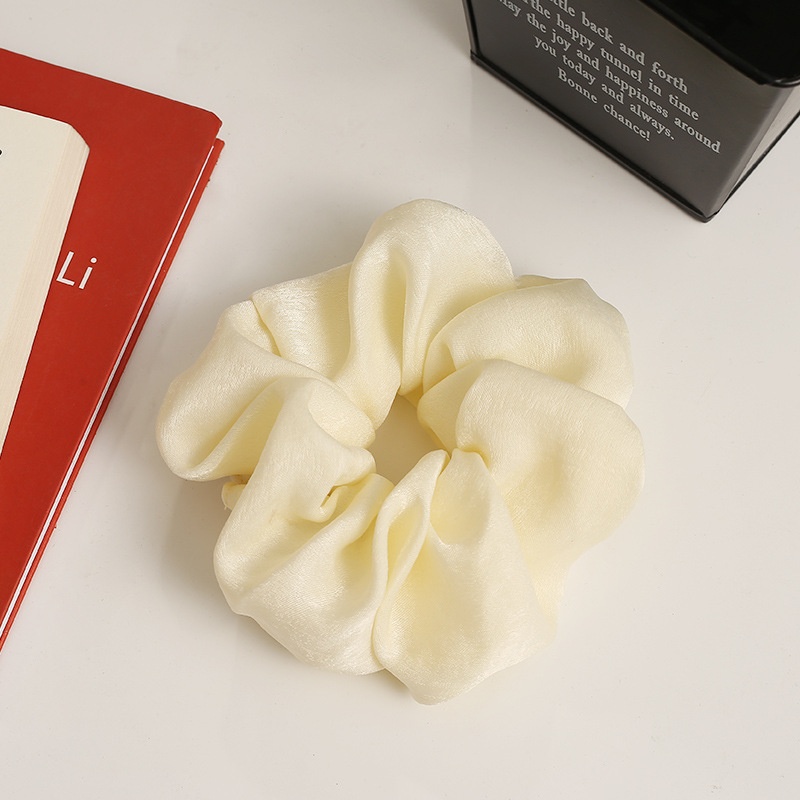 Women's Cloth Lace Scarf Scrunchie Daily Hair Tie Spring Tulip Floral