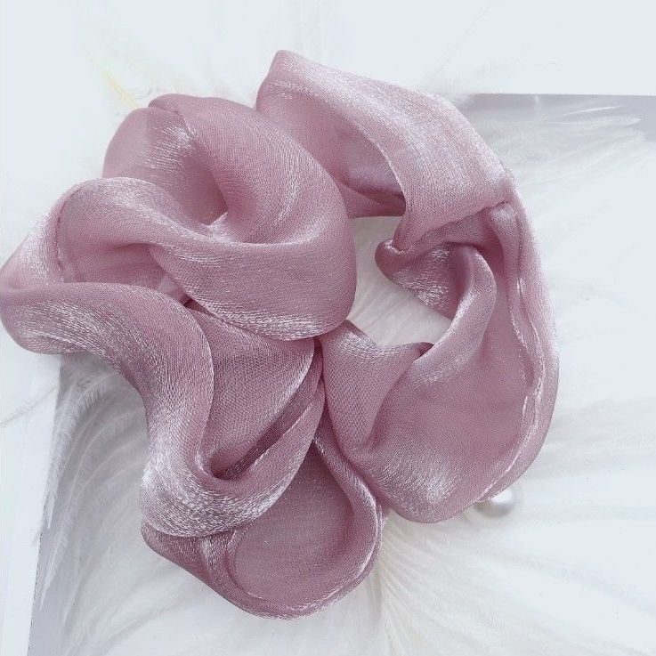 Women's Cute Daily Organza Hair Tie Lattice Flower Bow Knot