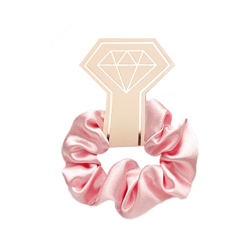 Women's Daily Streetwear Satin Rib-Knit Hair Scrunchie Solid Color