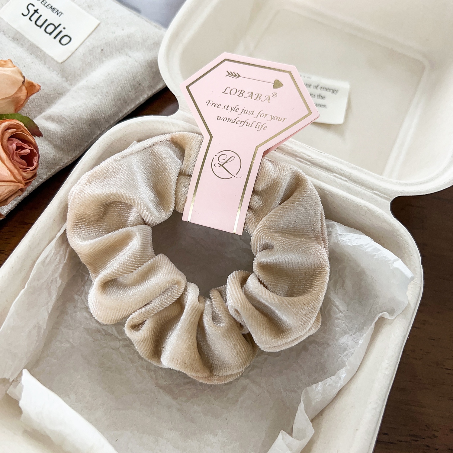 Women's Classic Daily Vacation Cloth Hair Scrunchie Solid Color