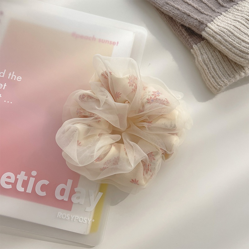 Women's Daily Summer Gauze Hair Tie Sweet Ditsy Floral