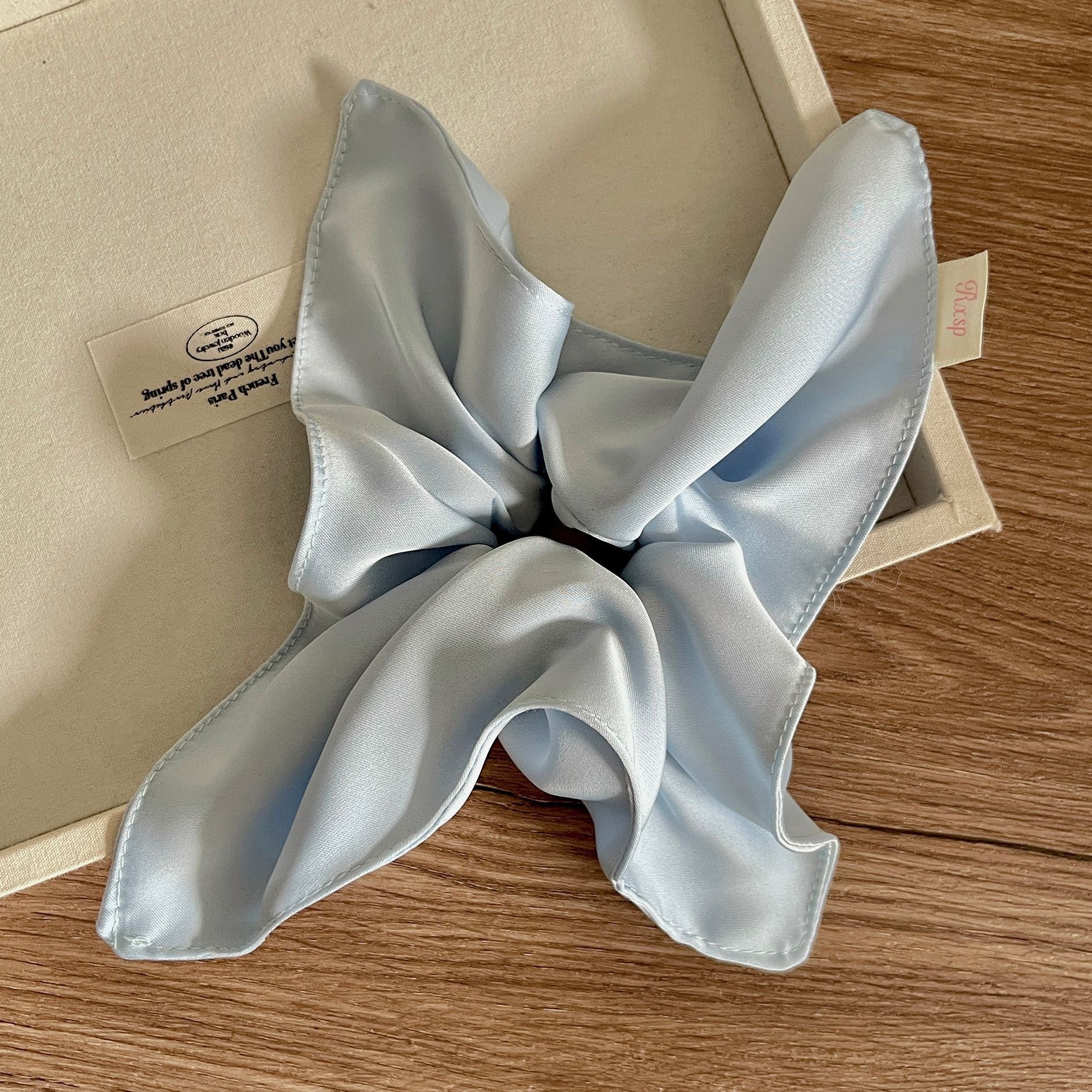 Women Daily Oversized High Elastic Lace Hair Scrunchie Elegant Floral