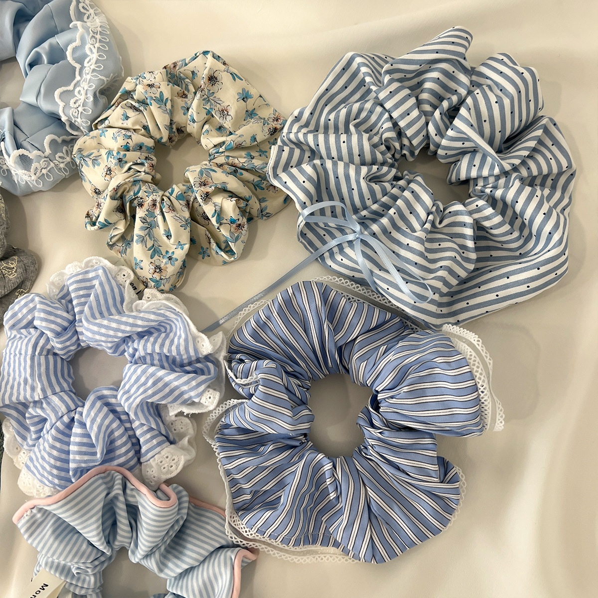 Women's Sweet Casual Lace Hair Tie Animal Stripe Floral Print