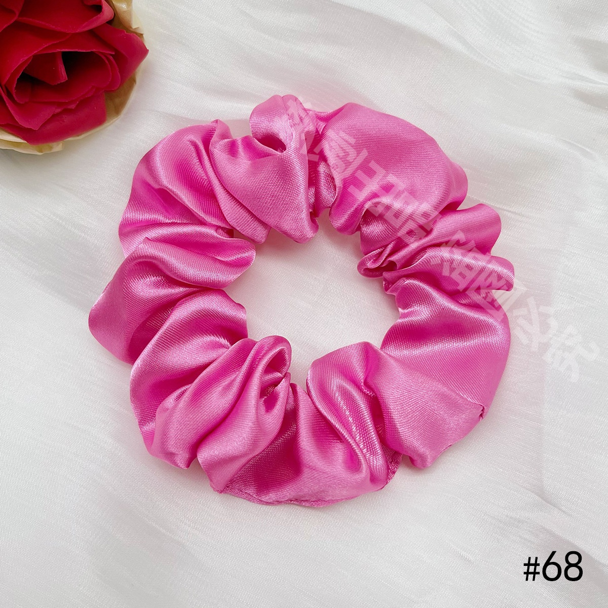 Women's Elegant Cloth Y2K Bohemian Scrunchie Hair Tie Solid Color