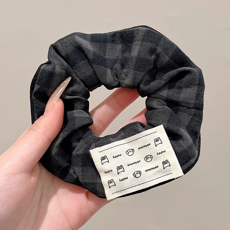 Women's Sweet Bun Scrunchie Hair Tie Multi-layer Lace Knit Cloth