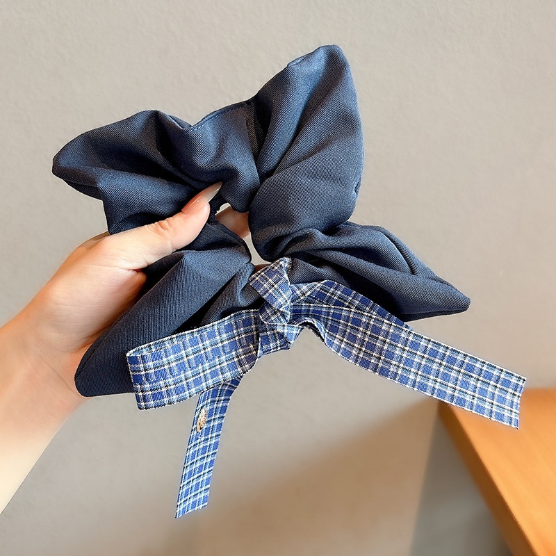 Women's Cloth Lace Scarf Scrunchie Daily Hair Tie Spring Tulip Floral