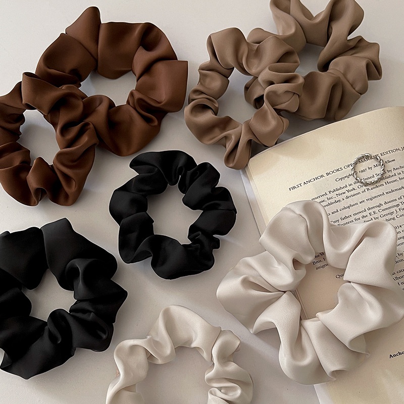 Women's Daily Fashion Silk Satin Scrunchie Hair Tie Solid Color