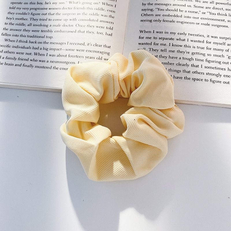 Women Daily Oversized High Elastic Lace Hair Scrunchie Elegant Floral