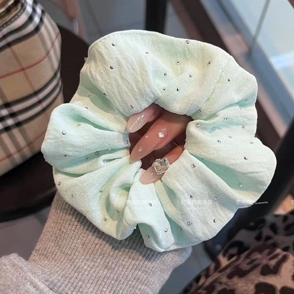 Women's Daily Damage-Free Fabric Hair Tie Floral Polka Dots Bow