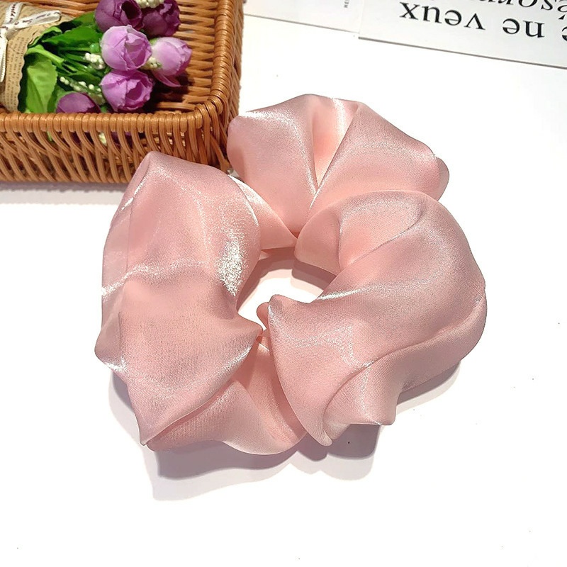 Women's Cute Daily Organza Hair Tie Lattice Flower Bow Knot