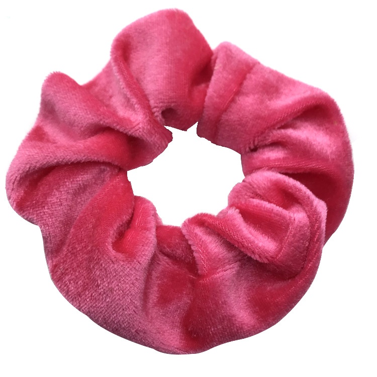 Women's Daily Wear Cloth Hair Tie Scrunchie Minimalist Solid Color