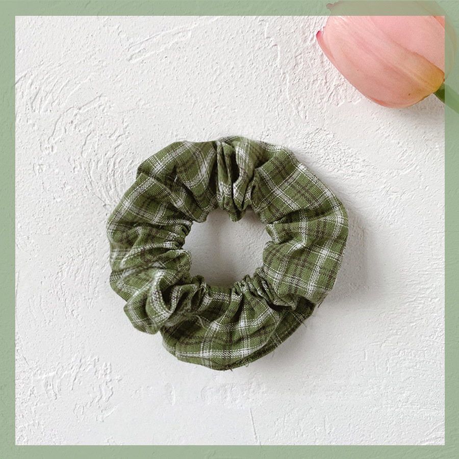 Women Daily Oversized High Elastic Lace Hair Scrunchie Elegant Floral