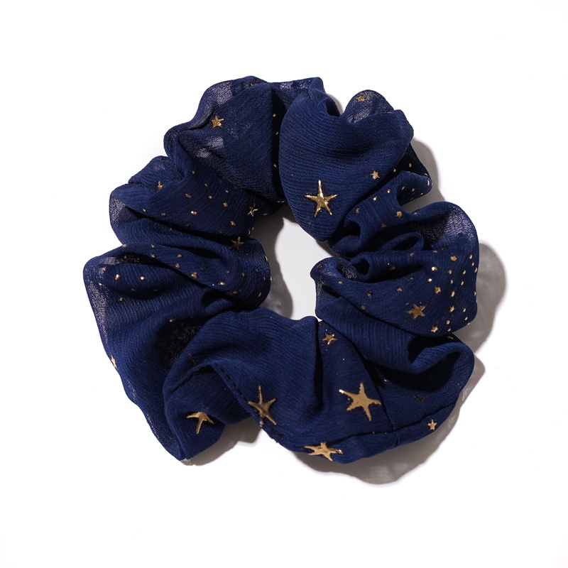 Women's Daily Handmade Cloth Hair Scrunchie Star Pattern