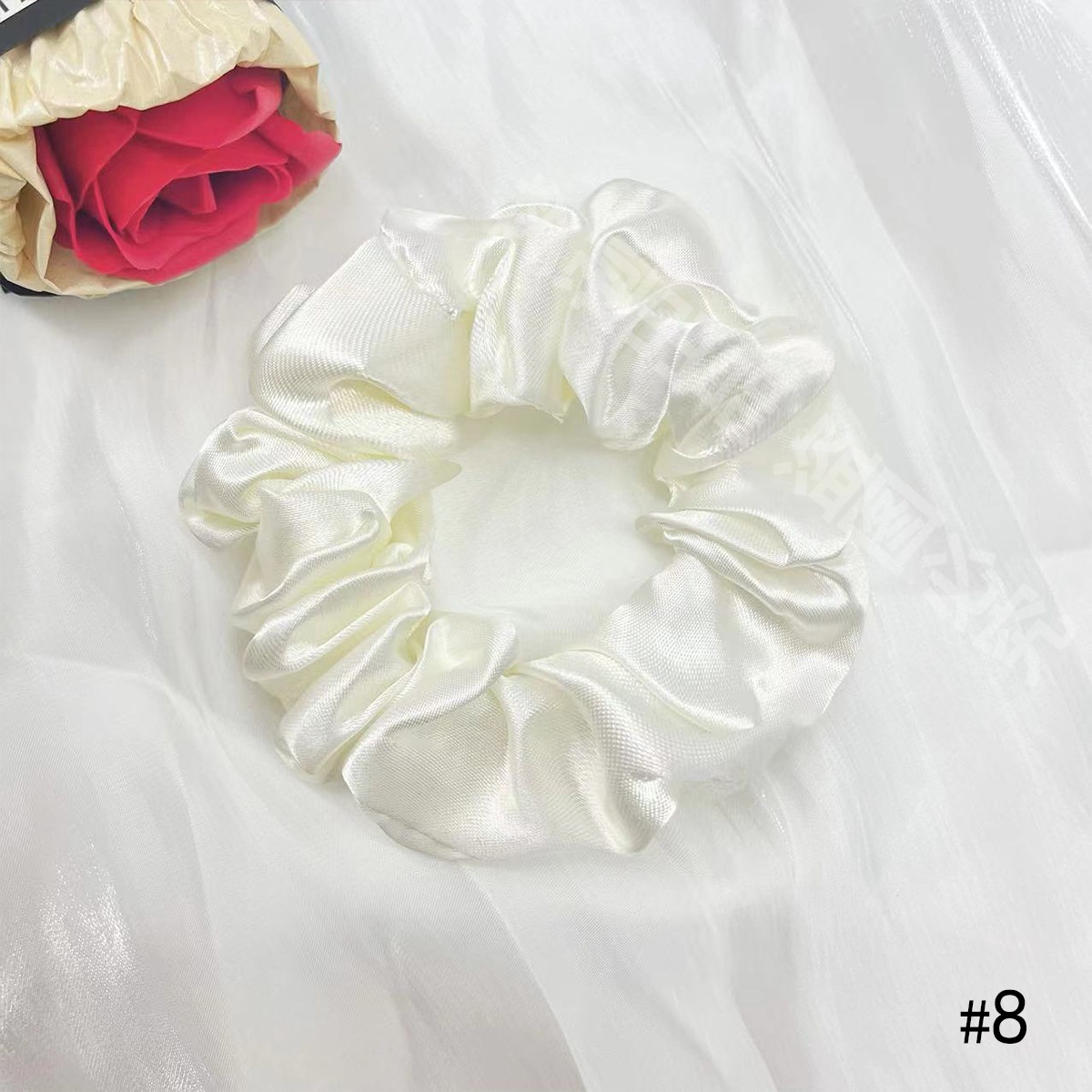 Women's Elegant Cloth Y2K Bohemian Scrunchie Hair Tie Solid Color