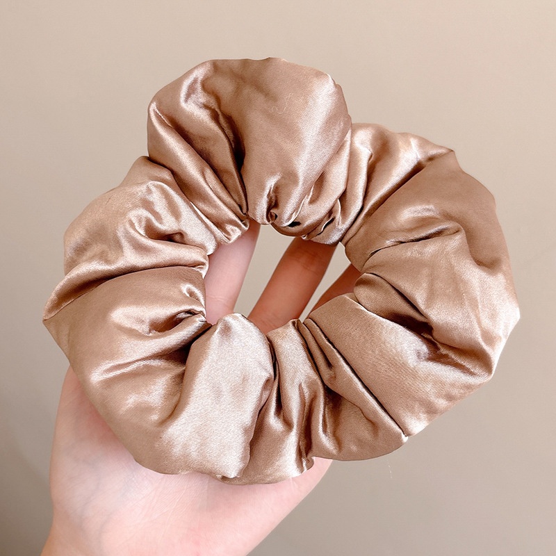 Women Daily Oversized High Elastic Lace Hair Scrunchie Elegant Floral