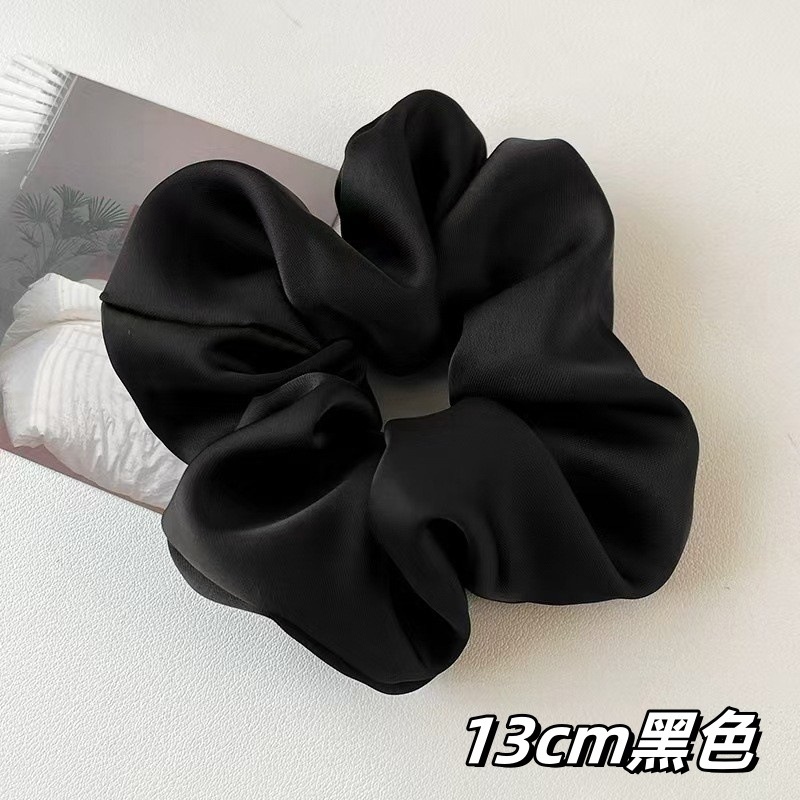 Women's Retro Silk Satin Daily Travel Hair Scrunchie Solid Color