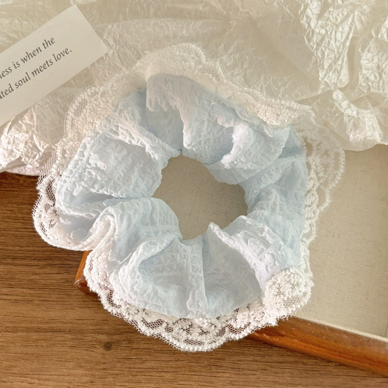 Women's Daily Damage-Free Fabric Hair Tie Floral Polka Dots Bow