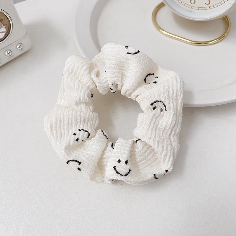 Women's Cloth Lace Scarf Scrunchie Daily Hair Tie Spring Tulip Floral