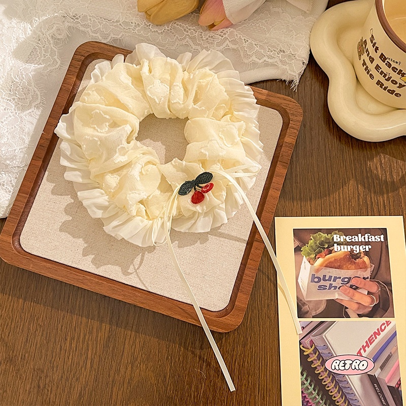 Women's Sweet Holiday Cloth Hair Tie Floral Butterfly Bowknot