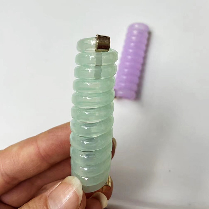 Girls Silicone Telephone Cord Ponytail Hair Rope Sweet Cartoon Butterfly