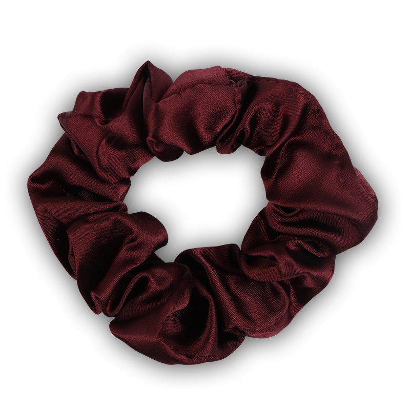 Women's Elegant Satin Hair Scrunchies Daily Headwear Solid Color