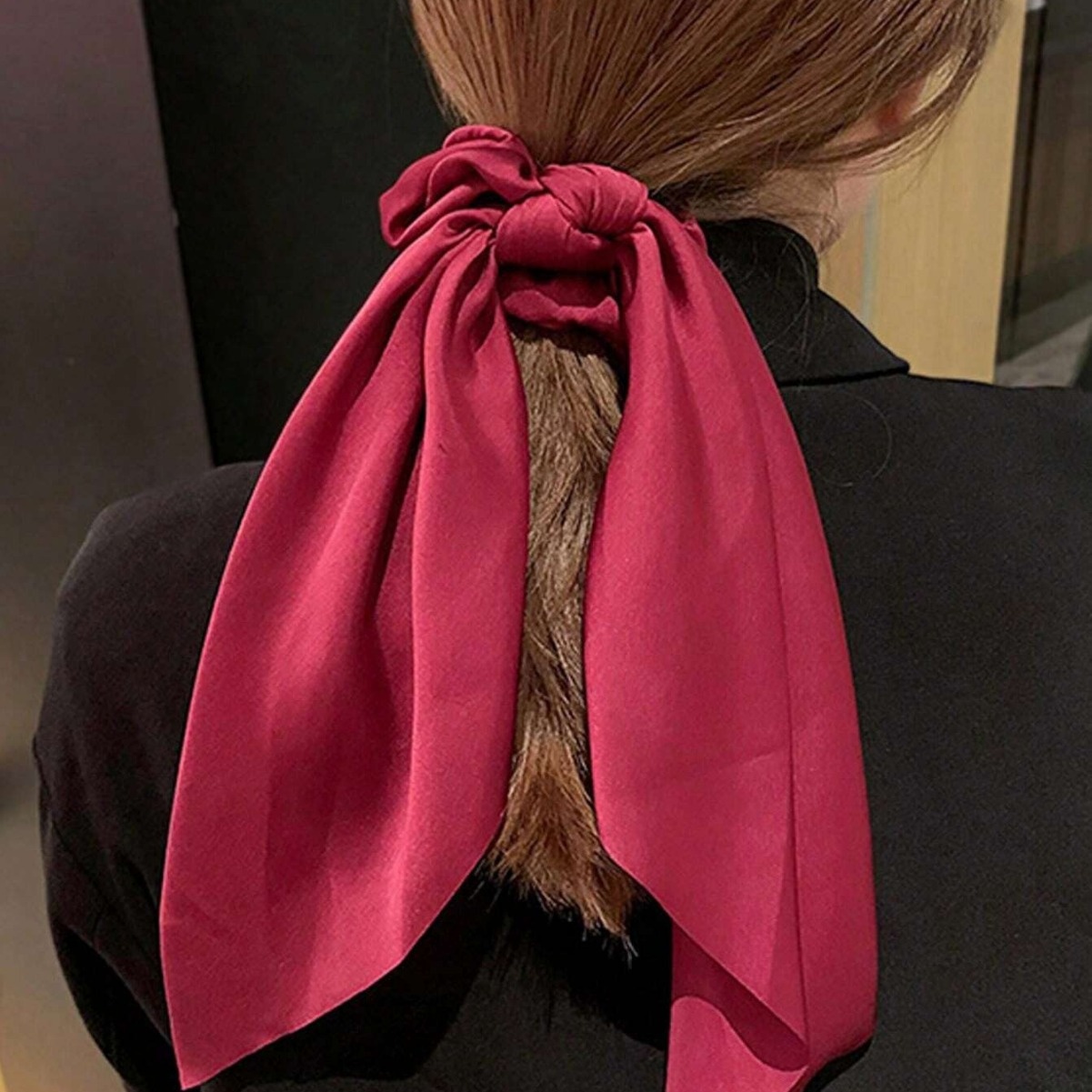 Women's Elegant Daily Cloth Hair Tie Simple Classic Solid Color