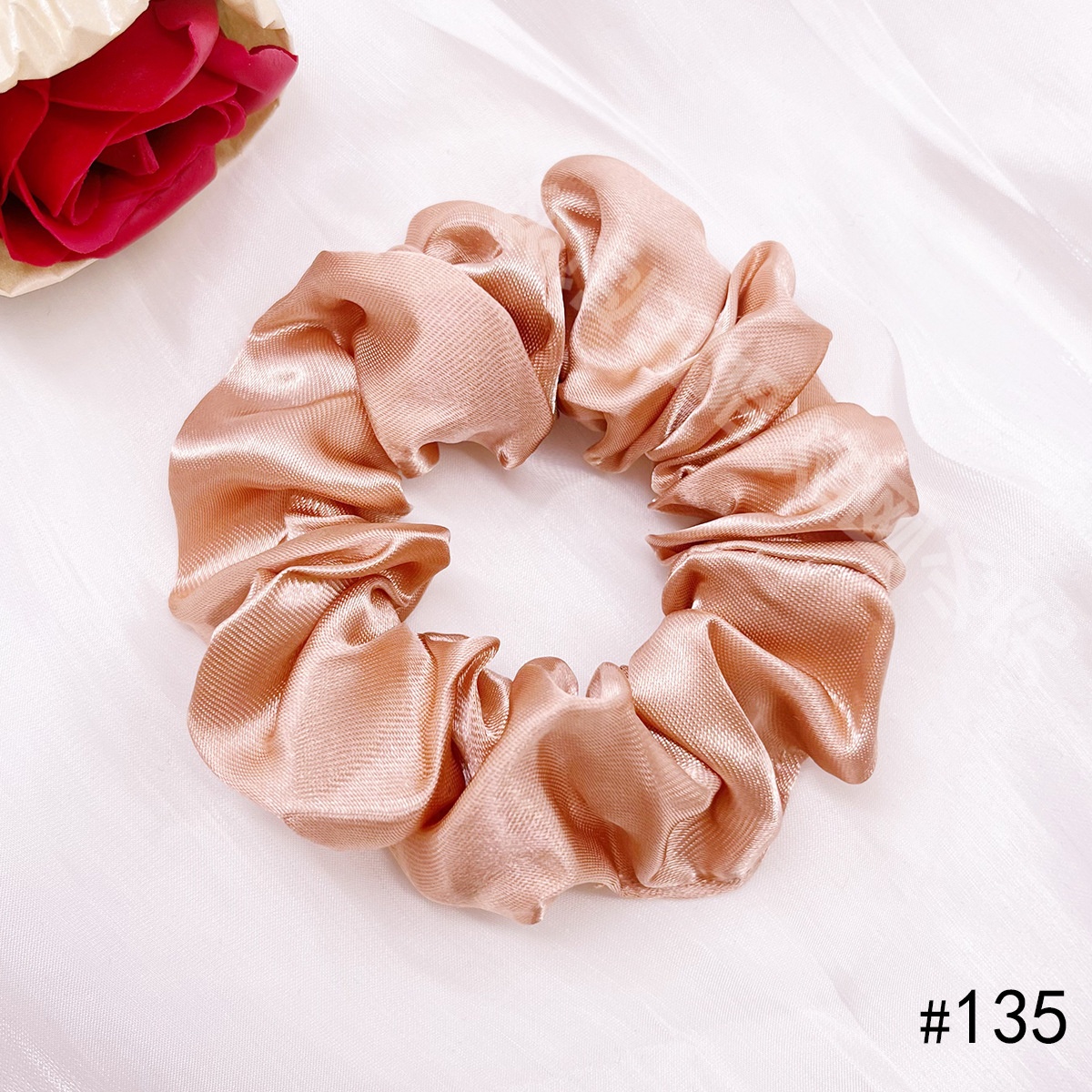 Women's Elegant Cloth Y2K Bohemian Scrunchie Hair Tie Solid Color