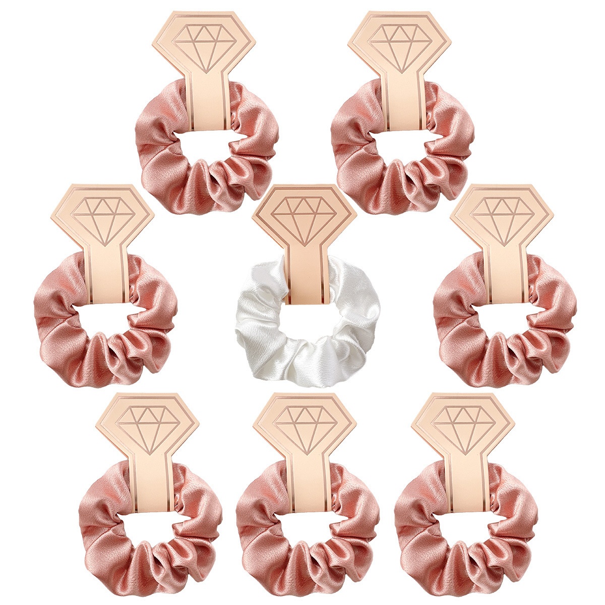 Women's Everyday Simple Fabric Hair Tie Scrunchie Solid Color