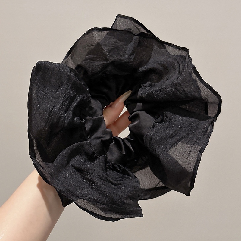 Women's French Retro Satin Scrunchie All-match Hair Tie Polka Dot