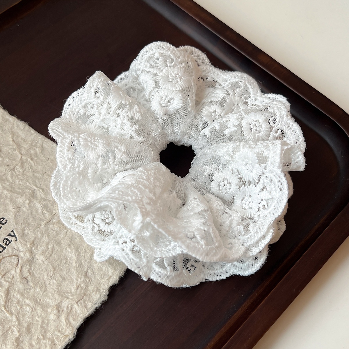 Women's Sweet Casual Lace Hair Tie Animal Stripe Floral Print