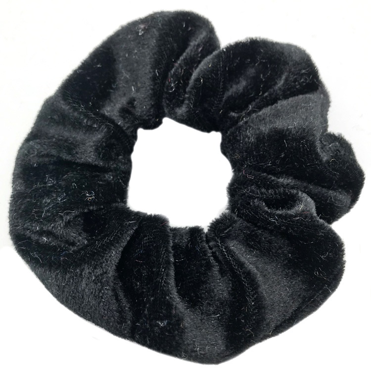 Women's Daily Wear Cloth Hair Tie Scrunchie Minimalist Solid Color