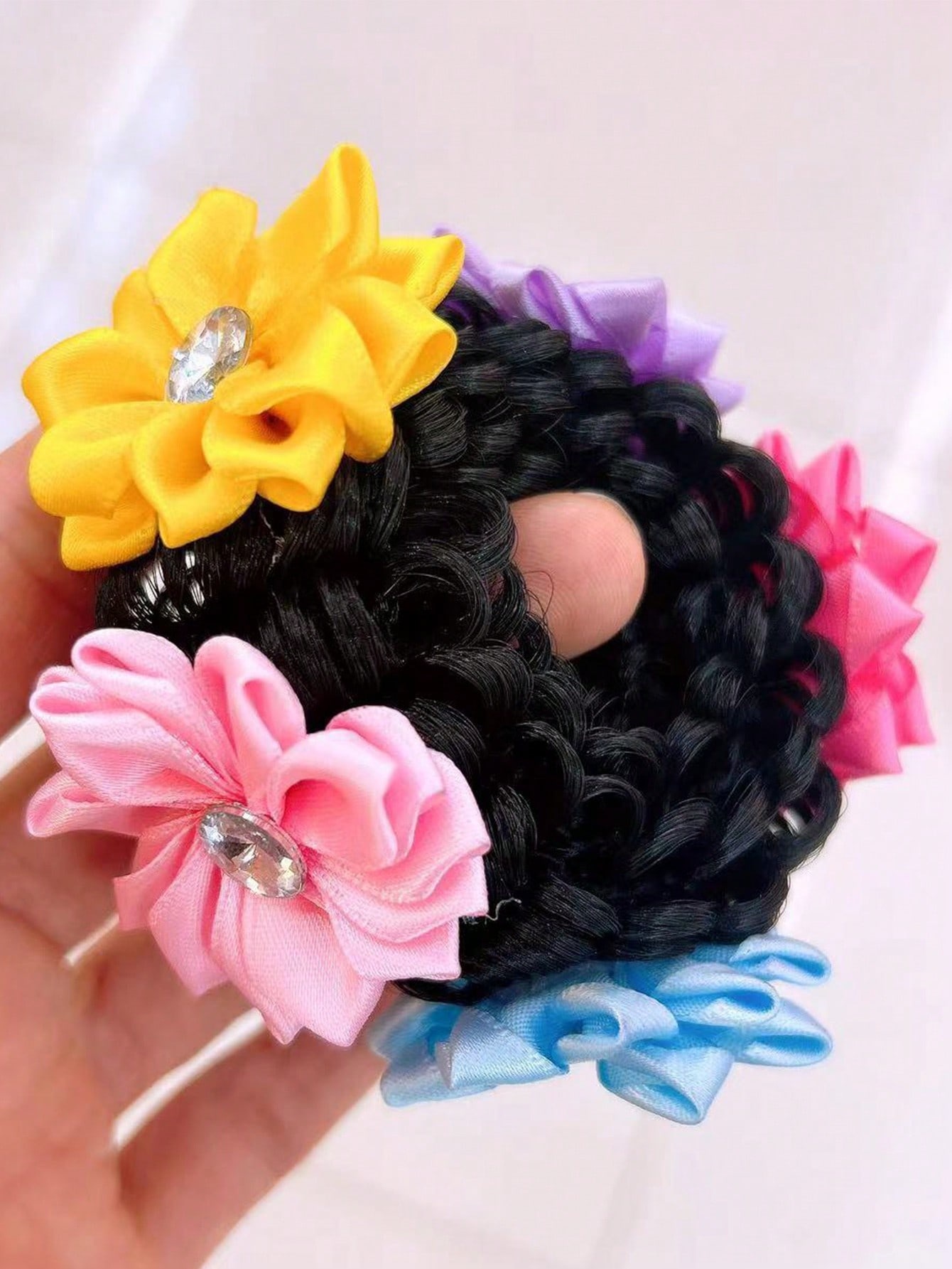 Women's Everyday Soft Polyester Hair Tie Sweet Floral Pattern