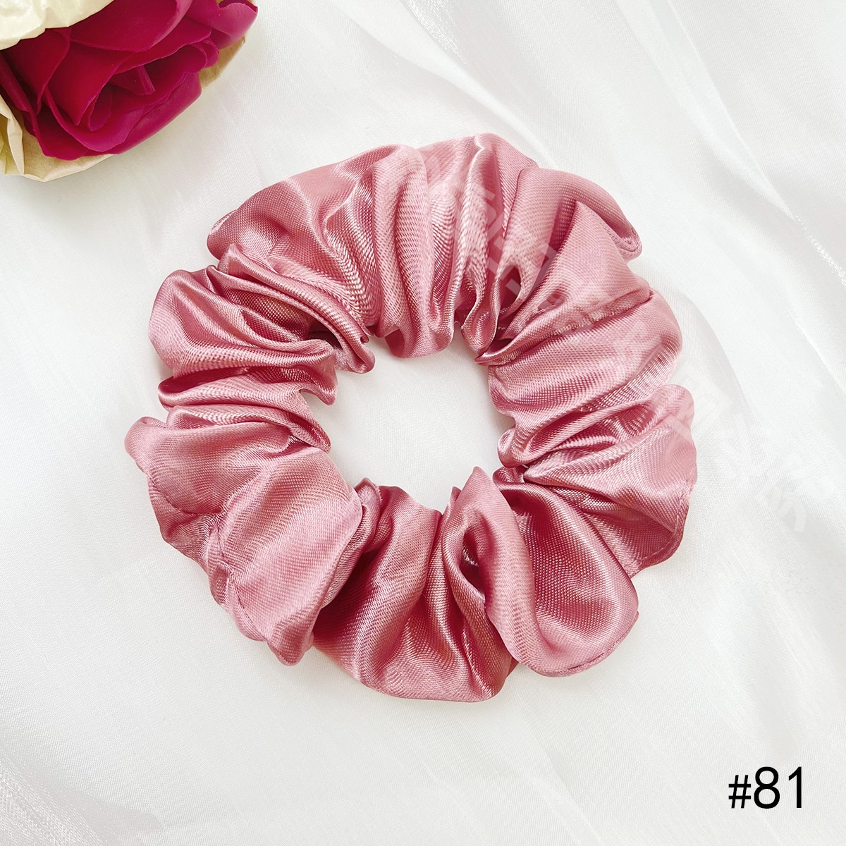Women's Elegant Cloth Y2K Bohemian Scrunchie Hair Tie Solid Color
