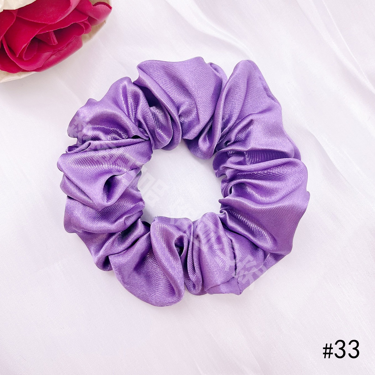 Women's Elegant Cloth Y2K Bohemian Scrunchie Hair Tie Solid Color