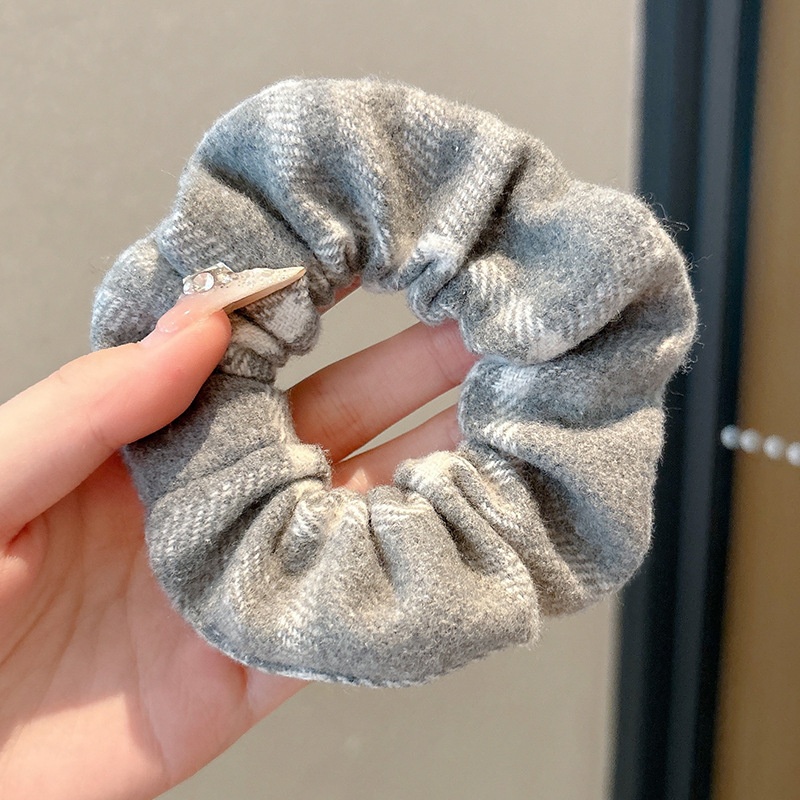 Women's French Retro Satin Scrunchie All-match Hair Tie Polka Dot