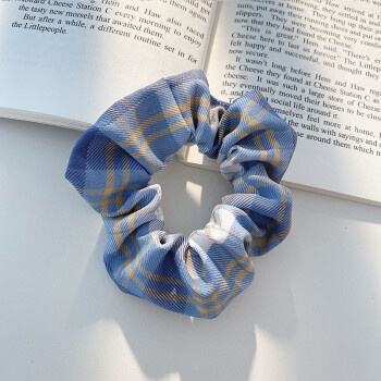 Women's Cloth Lace Scarf Scrunchie Daily Hair Tie Spring Tulip Floral