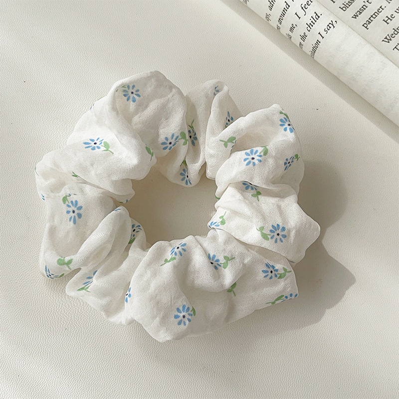 Women's Sweet Holiday Cloth Hair Tie Floral Butterfly Bowknot