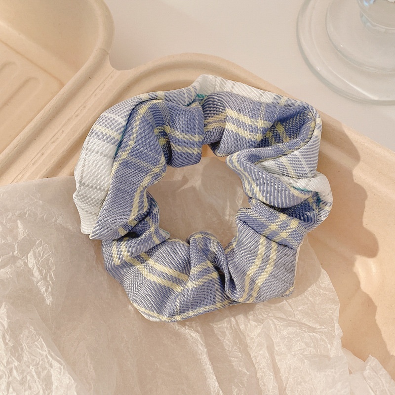 Women Daily Oversized High Elastic Lace Hair Scrunchie Elegant Floral