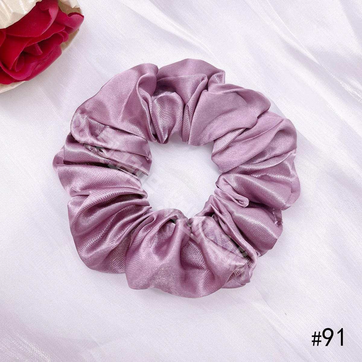 Women's Elegant Cloth Y2K Bohemian Scrunchie Hair Tie Solid Color