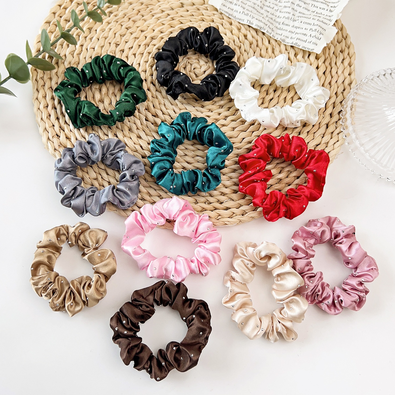 Women's Classic Daily Vacation Cloth Hair Scrunchie Solid Color