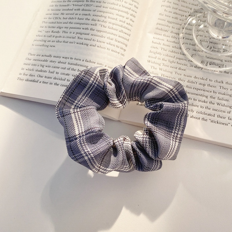 Women's Cloth Lace Scarf Scrunchie Daily Hair Tie Spring Tulip Floral