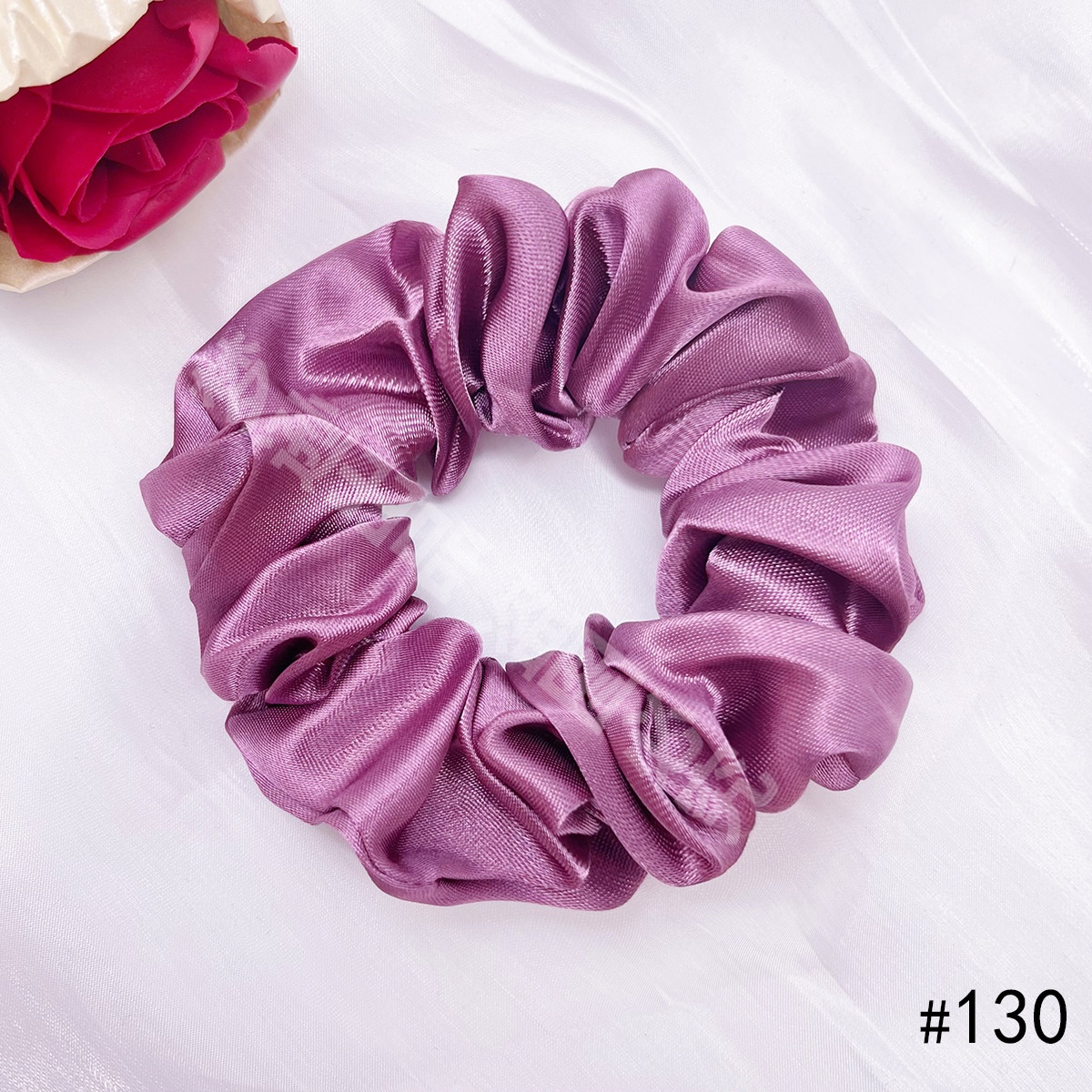Women's Elegant Cloth Y2K Bohemian Scrunchie Hair Tie Solid Color