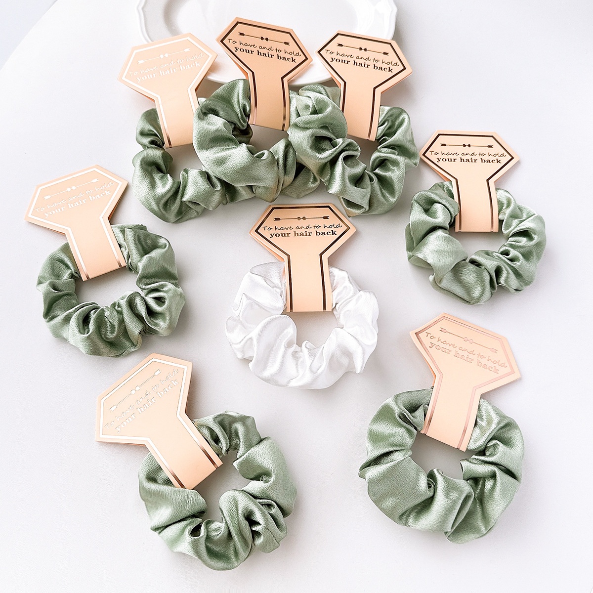 Women's Everyday Simple Fabric Hair Tie Scrunchie Solid Color