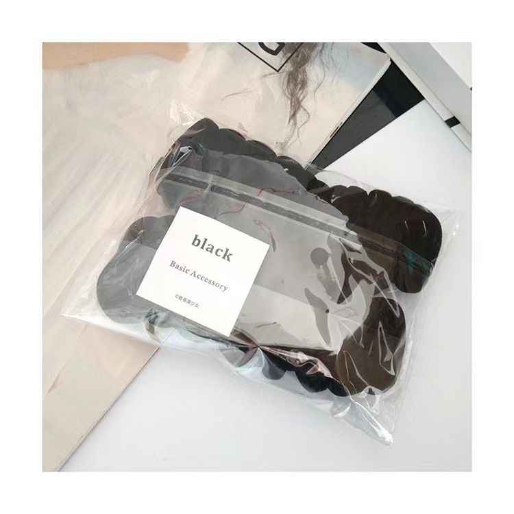 Girls Daily Elastic Knitted Seamless Hair Ties Gradient Candy Color