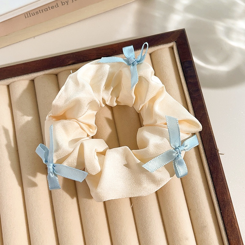 Women's Daily Sweet Rib-Knit Lace Hair Tie Solid Flower Lattice