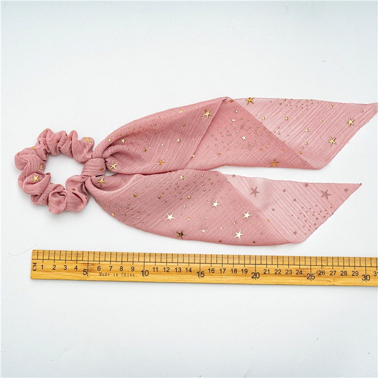 Women's Daily Handmade Cloth Hair Scrunchie Star Pattern