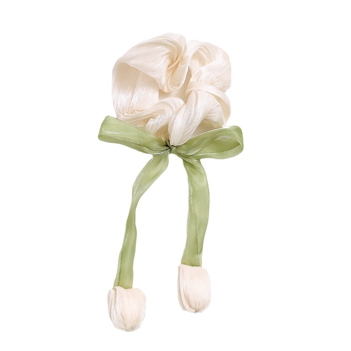 Women's Cute Cloth Hair Tie for Holiday Street Pastoral Tulips