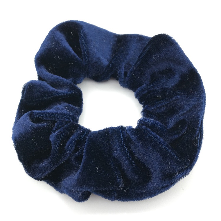 Women's Daily Wear Cloth Hair Tie Scrunchie Minimalist Solid Color