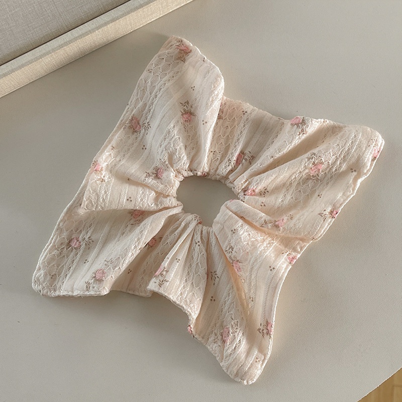 Women's Sweet Weekend Tea Party Cloth Hair Tie Plaid Fruit Print